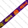 สายทอ ลายแฟนซีสีม่วง 6 หุน สำหรับทำปลอกคอสัตว์เลี้ยง ม้วนละ 50 ม