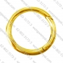 ห่วงเหล็กกลมเปิดได้ แบบสปริง 1.2" ชุบทอง